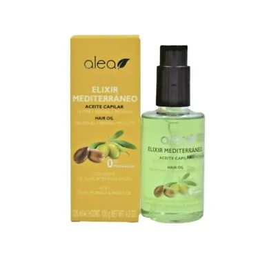 ALEA ELIXIR MEDITERRANEO HAIR OIL WITH OLIVE MORINGA & ARGAN OIL-125ml/4.5oz • $16.38