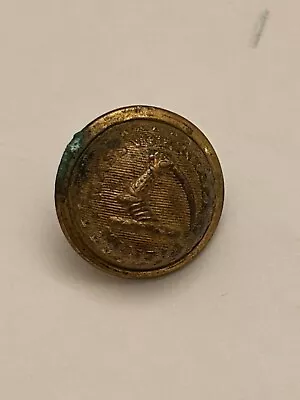 Vintage Civil War Mass. Volunteer Militia Uniform Button Scovill Mfg Waterbury • $24.99