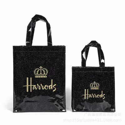 Harrods London PVC Shoulder Bag Handbags Women Waterproof Shopping Storage Bag • $53.90