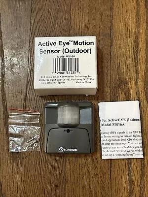 MS16A ActiveEye Motion Sensor New In Box - Box Is A Bit Ugly • $19.50