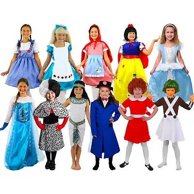 Girls School Book Week Fancy Dress Costume Choose Style Child's World Book Day • £6.99