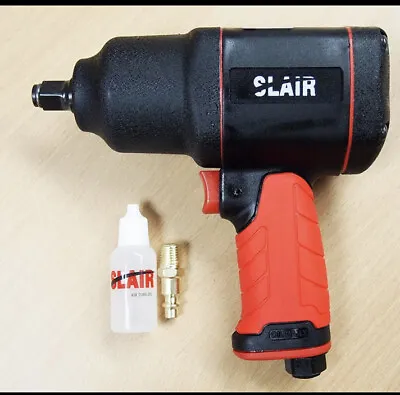 SLAIR  1/2  Composite Twin Hammer Air Impact Wrench Max Torque 1050ft/lb XX-785 • $64.99