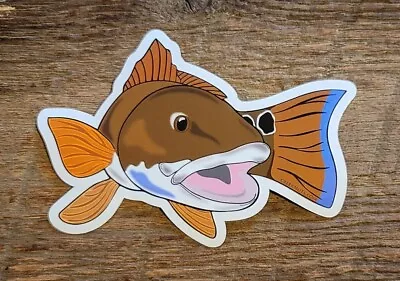 $4.95 • Buy Fishing Bumper Stickers REDFISH 5 1/2  X 3 3/4  Decals Saltwater Fly Fishing 