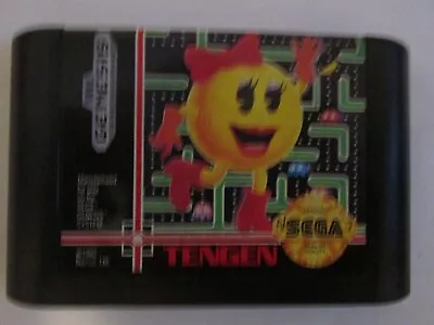 Ms. Pac-Man (Sega Genesis 1991) Cart Only authentic Tested Working Very Good • $10