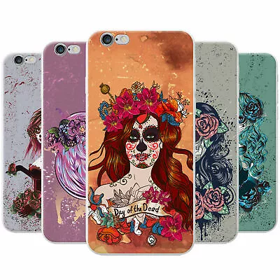 Women From Mexican Holiday Day Of Dead Hard Case Phone Cover For Apple Phones • £3.95