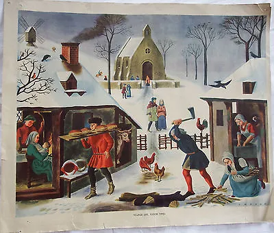 £9.99 • Buy Macmillan History Poster Village Life, Tudor Times, #77 Lupton