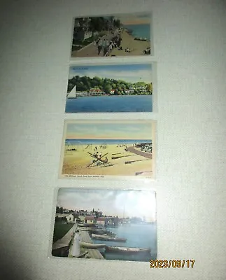 Four Macatawa Michigan MI - Beach And Boardwalk Post Cards • $10.99