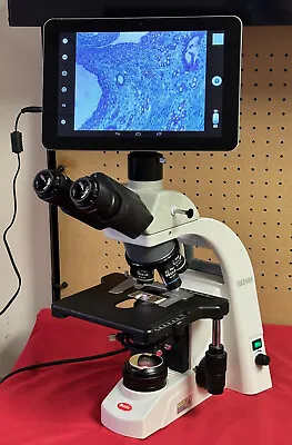 Motic BA310E Trinocular Microscope With Moticam T2 Tablet Camera Plan 4-100X • $1969