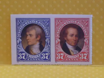 1 Pair Unique Unused Stamps - Bicentennial Of Lewis And Clark - No. 3856a • $3.05