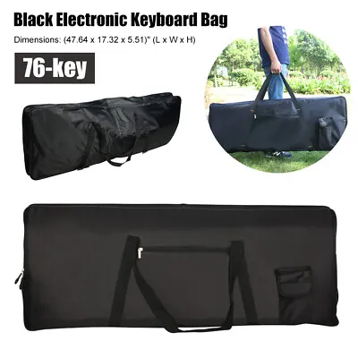 76-Key Keyboard Electric Piano Padded Case Gig Bag Lightweight For Casio Yamaha • $27.99