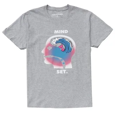 Pink Dolphin Men's Mind Set Tee T-Shirt - Heather Grey • $18.99