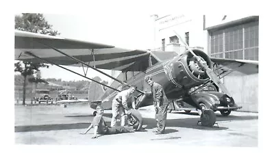 $13.99 • Buy Stinson Reliant Straight Wing Airplane VTG Photograph 5x3.5  NC13831 Flat Tire