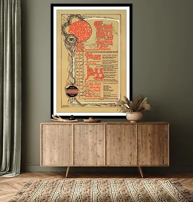 £19.50 • Buy Montreux Jazz Festival 1973  Vintage Music Poster Art - A4 A3 A2 A1 1028