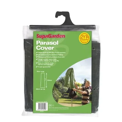 £4.49 • Buy Garden Parasol Umbrella Protective Cover In Green 