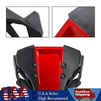 ABS Motorcycle Windshield WindScreen Fits HONDA CB650R 2019-2022 Red • $43.79