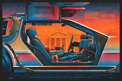 BTTF Back To The Future Poster Art Print By Mondo Artist DKNG LE375 34x24 • $179.99