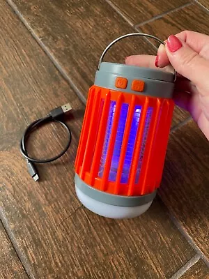 Solar USB Mosquito Killer Light Fly Insect Bug Zapper Trap Pest Repellent • $20.99
