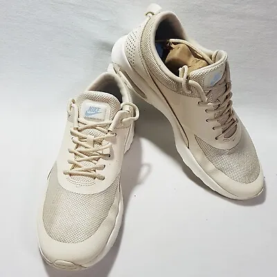 Size 9 Eu 40.5 Women Nike Air Max Thea Shoes Lightweight Running Shoes White • $41.95