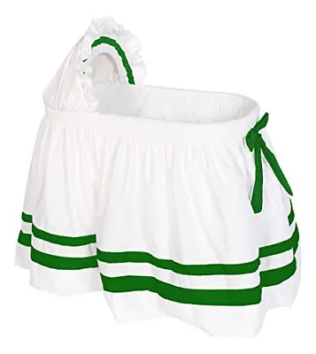 $81.93 • Buy Baby Doll Bedding Bedding Modern Hotel Style Ii Bassinet Skirt Green