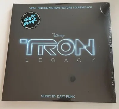 TRON Legacy Soundtrack Daft Punk - Disney 180g Black Vinyl Record LP NEW SEALED • $40