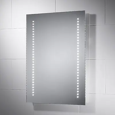 £170 • Buy LED Illuminated Pebble Grey Tannon Bathroom Mirror With Lights 500mm(W) X 700mm(