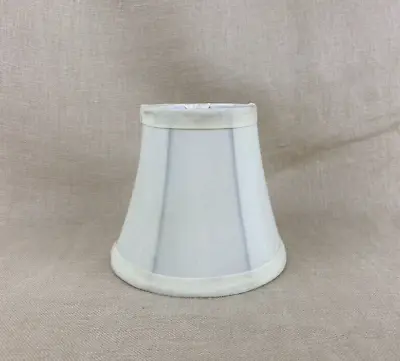 Chandelier Mini Lamp Shade Clip On Bell Softback In Cream 5  X 3  X 4.25  • $8.89