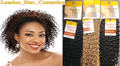 £20.99 • Buy Sensationnel Premium Now Jerry Curl 100% Human Hair Weave 10inch All Colors