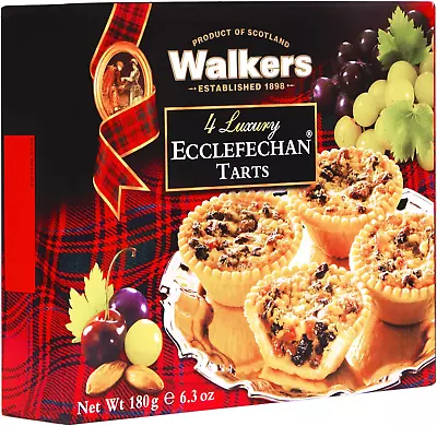 Walkers Shortbread Ecclefechan Tarts/ Traditional Cake By Scottish Recipe/180g • £4.35