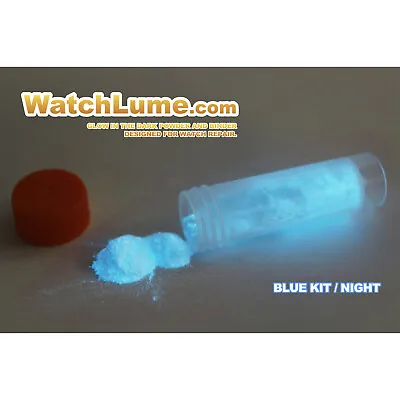 Blue Glow In The Dark Paint Watch Lume ™ Luminous Paste Kit Lume - Watch Hands • $28.95