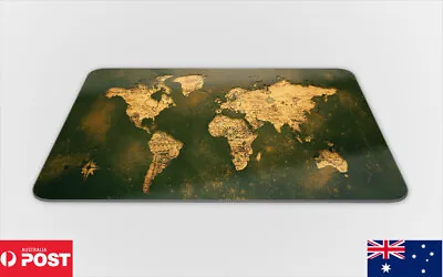 Mouse Pad Desk Mat Anti-slip|vintage World Map Atlas Countries • $6.40
