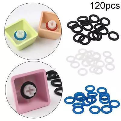 120x Rubber Quiet O-Ring Keyboard Switch Dampener Damper Make Your Mechanical • $18.68