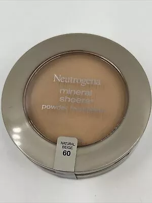 Neutrogena Mineral Sheers Powder Foundation Natural Beige 60 • $14.99