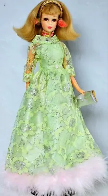 Vintage Barbie Mod 60's Sweet N' Swingin' Maxi Set Francie Twiggy Casey Sz. 🦚 • $29.99