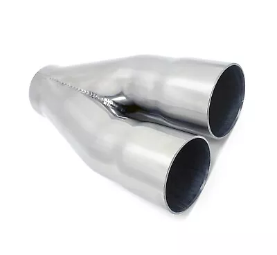 Yonaka 3  2-1 Merge Collector Exhaust Dual 3  ID Inlet Single OD Outlet • $54.31