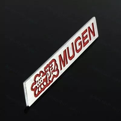 Car Trunk Spoiler Emblem Badge Sticker Decal MUGEN For HONDA CIVIC SI Lip 3D Red • $6.99