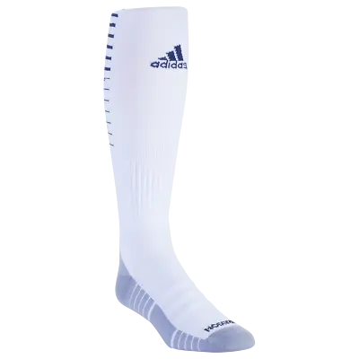 Adidas Team Speed II Soccer Socks- White / Navy Blue Youth Size Small • $9.96