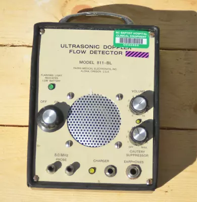 PARKS Ultrasonic Doppler Flow Detector Model 811-BL - UNIT ONLY • $100