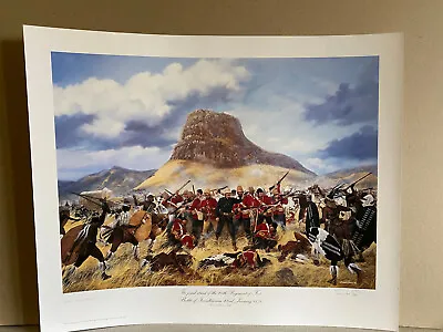 Zulu War MILITARY Art Print Battle Of Isandhlwana 24th Reg South Wales Borderers • £46