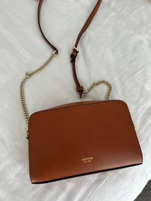 $96 • Buy Oroton Inez Chain Crossbody Bag - Cognac