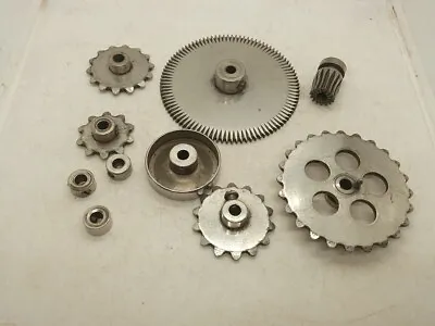 Vintage Construction Set Erector Era Non-Gilbert/Meccano Gear & Collar Lot • £13.97