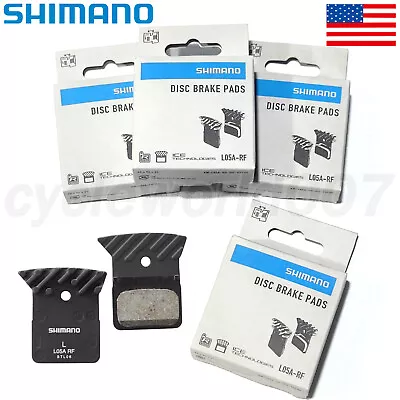 Shimano L05A-RF Bike Disc Brake Resin Pads Cooling Fin Fit Dura-Ace Ultegra US • $26.29