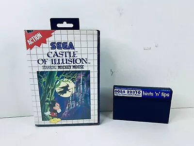 Castle Of Illusion Starring Mickey Mouse Sega Master System Cartridge Fast Post • $34.95