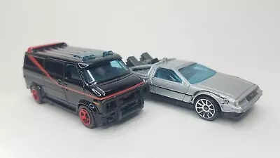 2011 Hot Wheels New Models Back To The Future Time Machine + GMC Vandura A-Team • $9.95