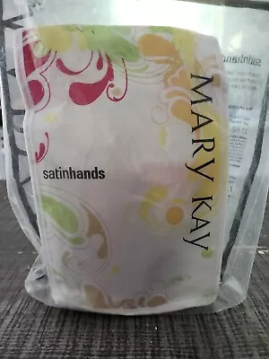 Mary Kay Satin Hands Peach Scent Pampering Set Retired Scrub Cream NOS • $39.95