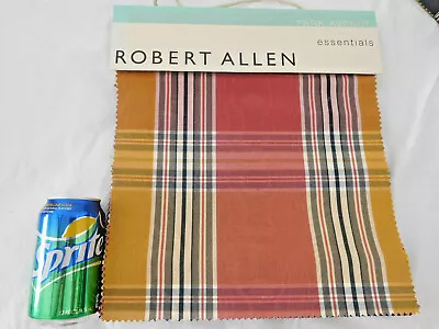 CHOICE Not All Robert Allen LARGE SAMPLE BOOKS MOIRE COTTON Vintage Plaid Stripe • $11.20