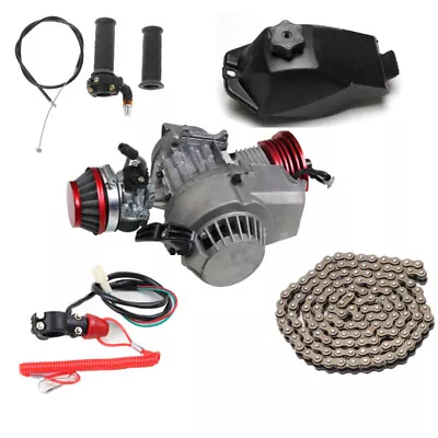 49cc 2 Stroke Big Bore Engine Motor Mini Pocket Scooter Chopper Dirt Bike ATV • $200.47