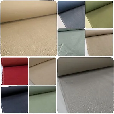 LAURA ASHLEY DALTON Woven Upholstery Fabric In 11 Colours • £1.25