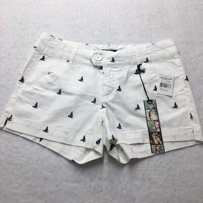 $14.99 • Buy FreeStyle Revolution Shorts Women’s 7 Embroidered White NWT Booty Shorts