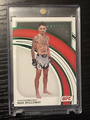 Max Holloway #5/5 Rare Green Parallel Immaculate UFC 2022 • $175