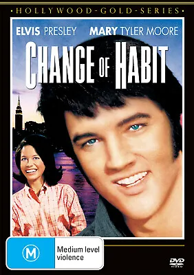 BRAND NEW Change Of Habit (DVD 1970) R4 Movie Elvis Presley | Mary Tyler Moore • $14